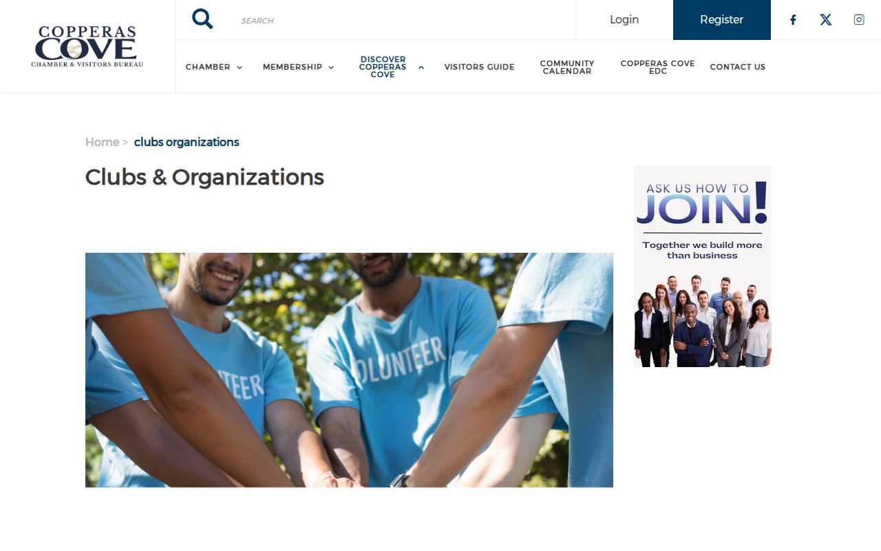 Copperas Cove neighbors community organizations directory